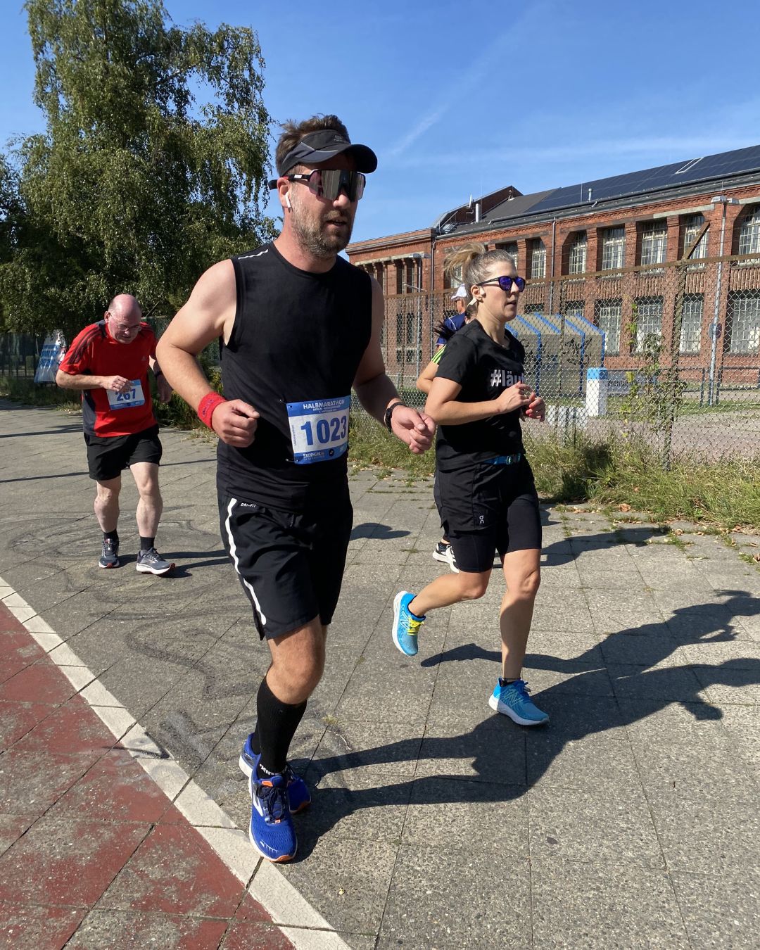 Der Praktikant beim Reinickendorf Halbmarathon in Berlin